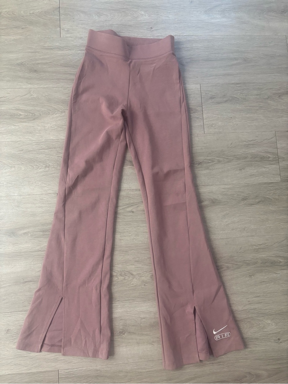 Nike AIR Dusty Rose Flare Leggings with Front Slits